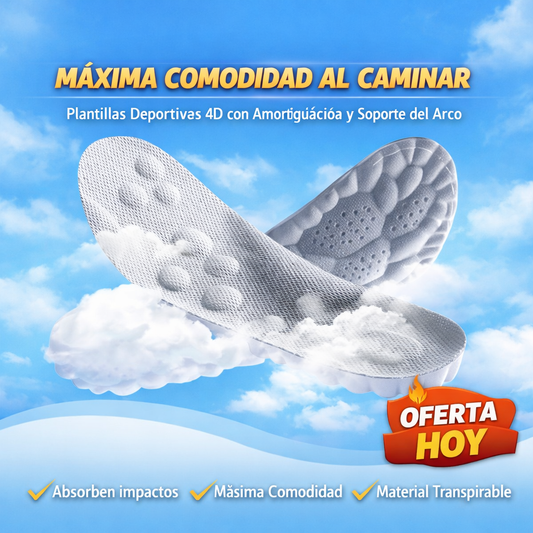 Plantillas Ortopédicas 4d™- Recupera la Comodidad